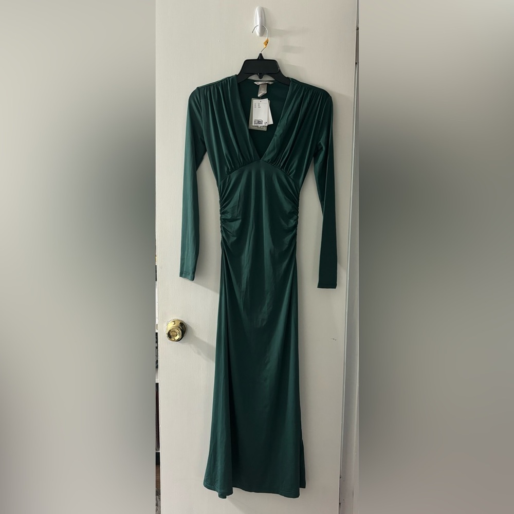 Elegant Green Maxi Dress